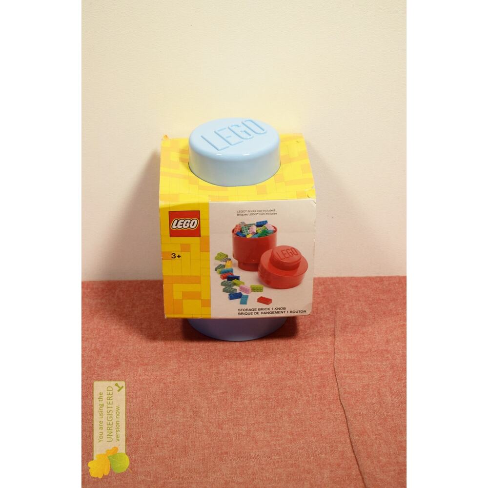 LEGO Round Storage Brick 1 Light Blue